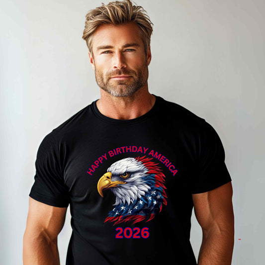 2026 HAPPY BIRTHDAY AMERICA. T-Shirt