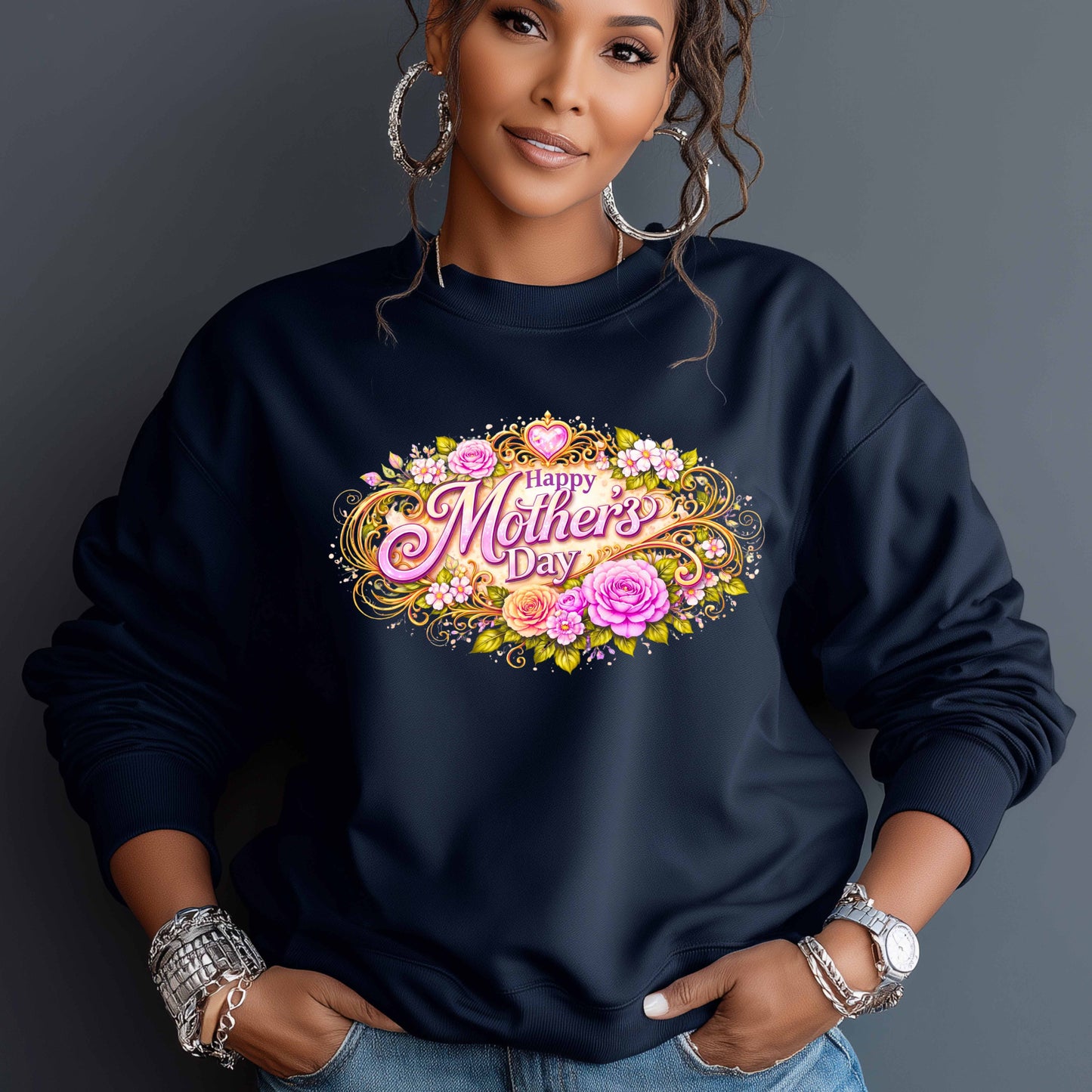 HAPPY MOTHER'S DAY FLOWERS . T-Shirt