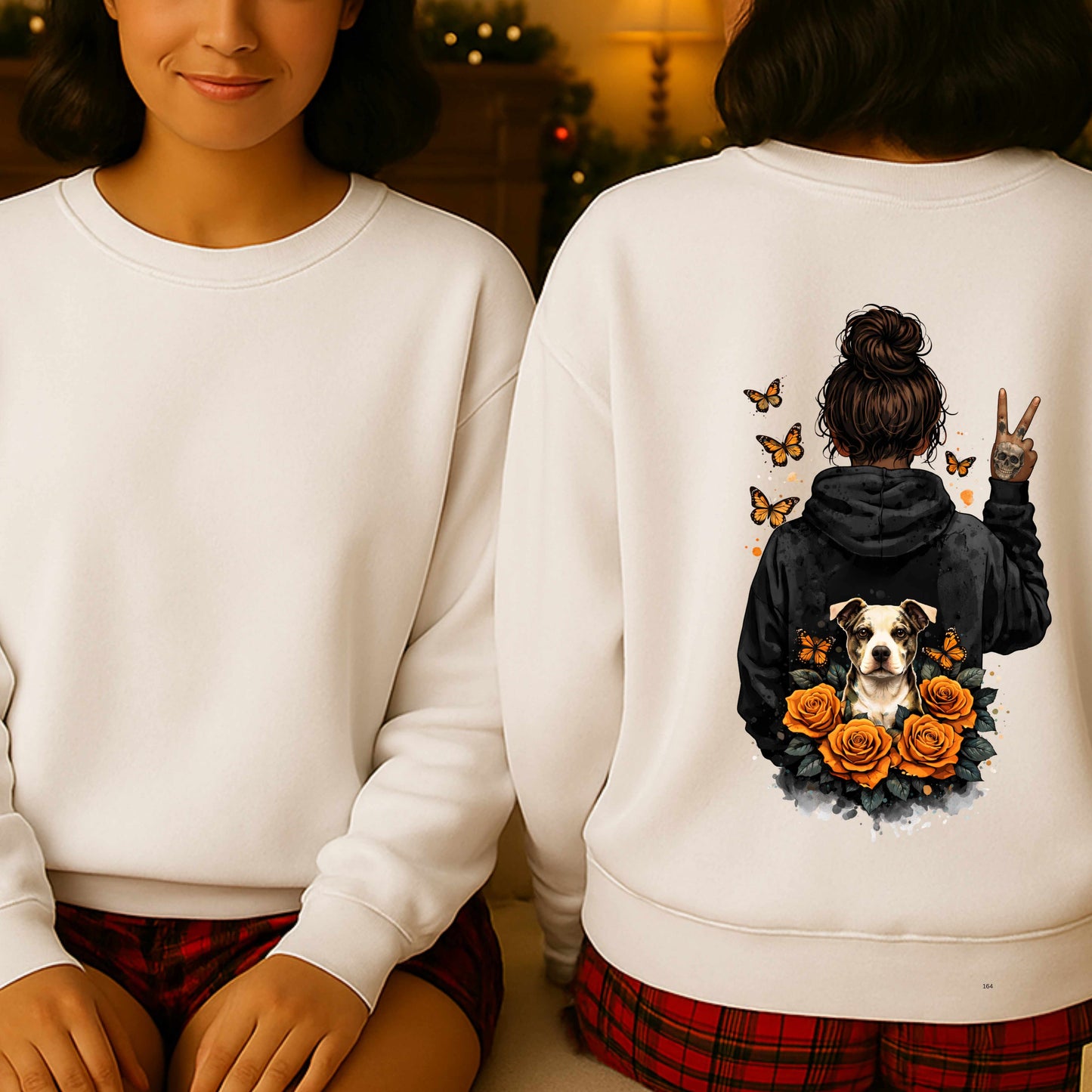AFRICAN AMERICAN I AM THAT FEMALE DOG   Crewneck Pullover Sweatshirt