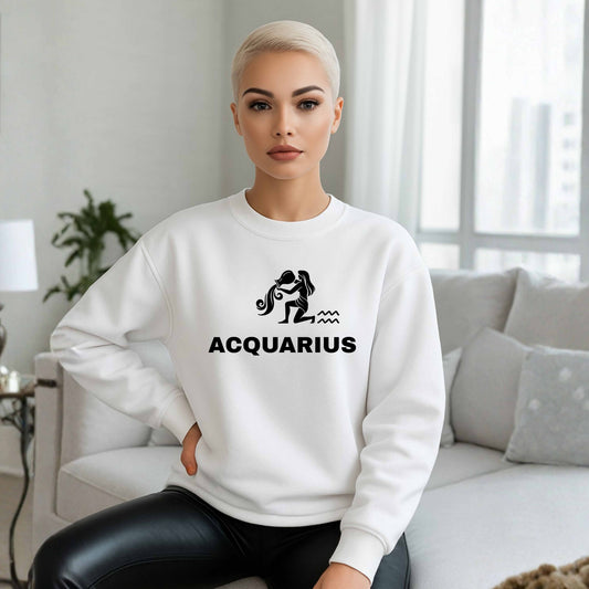 ACQUARIUS   Crewneck Pullover Sweatshirt