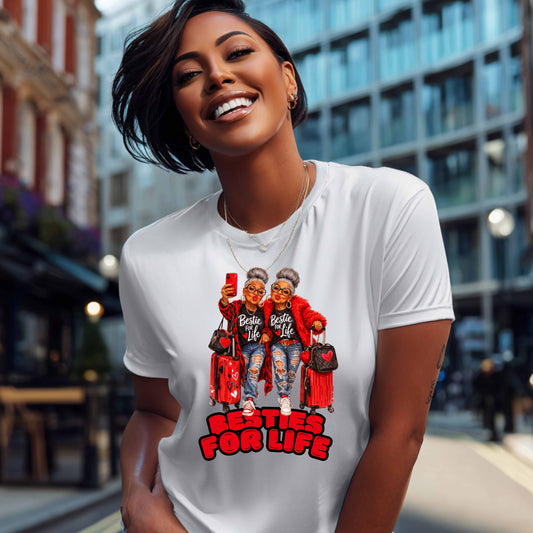 BESTIES FOR LIFE TWO HOT GRANDMAS. T-Shirt