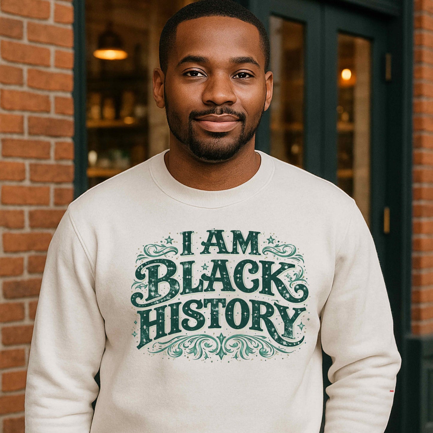 I AM BLACK HISTORY.   Crewneck Pullover Sweatshirt