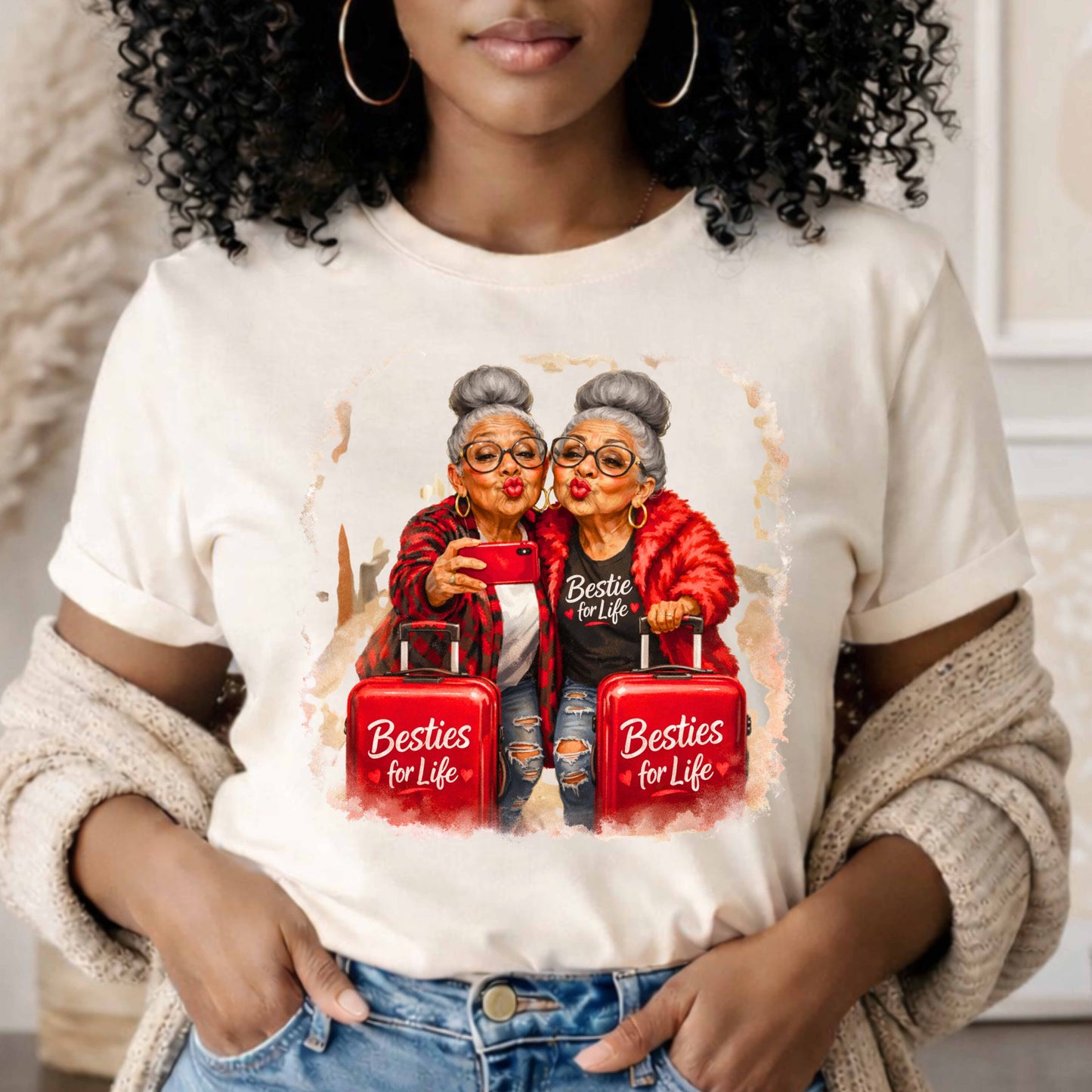 BFF FOR LIFE GLAM GANNIES. T-Shirt