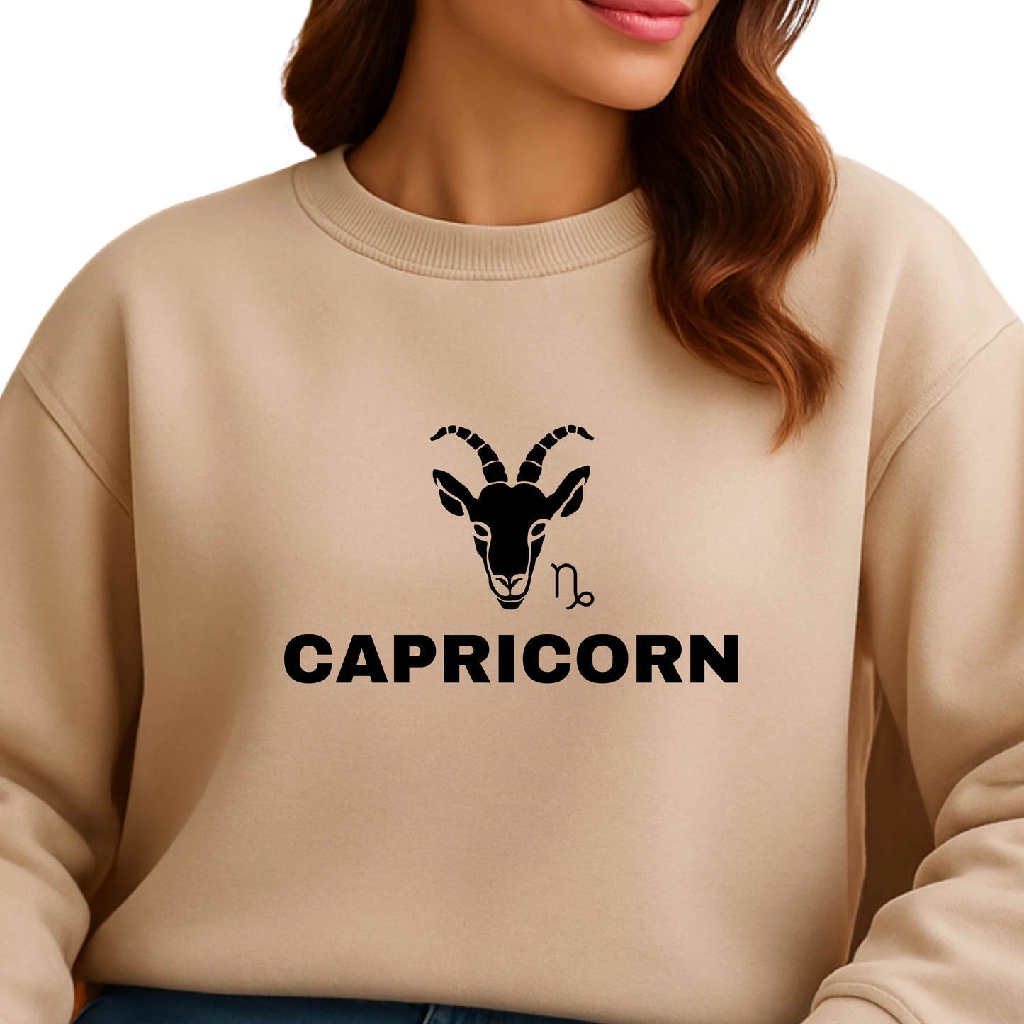 CAPRICORN Crewneck Pullover Sweatshirt