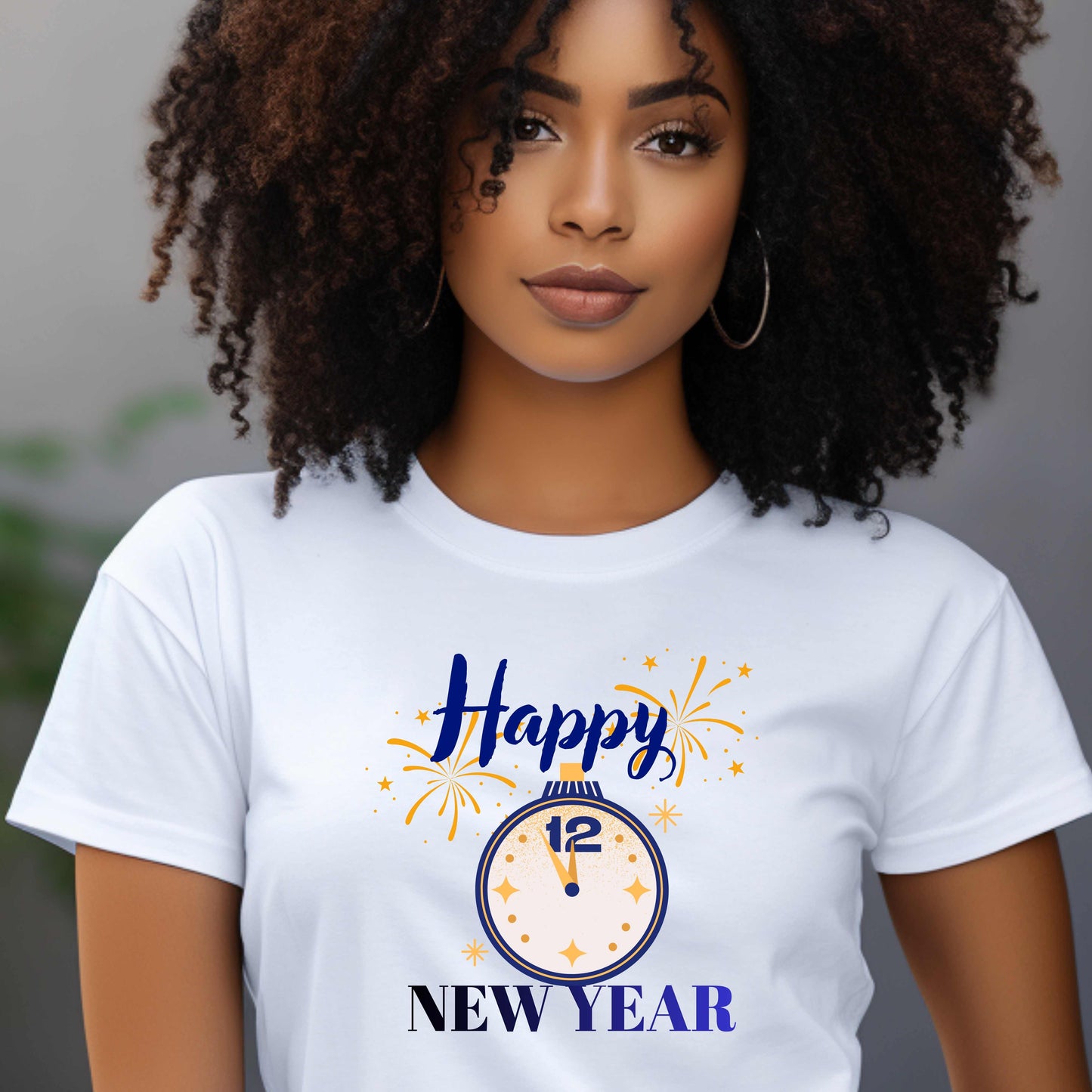 HAPPY NEW YEAR CLOCK. T-Shirt
