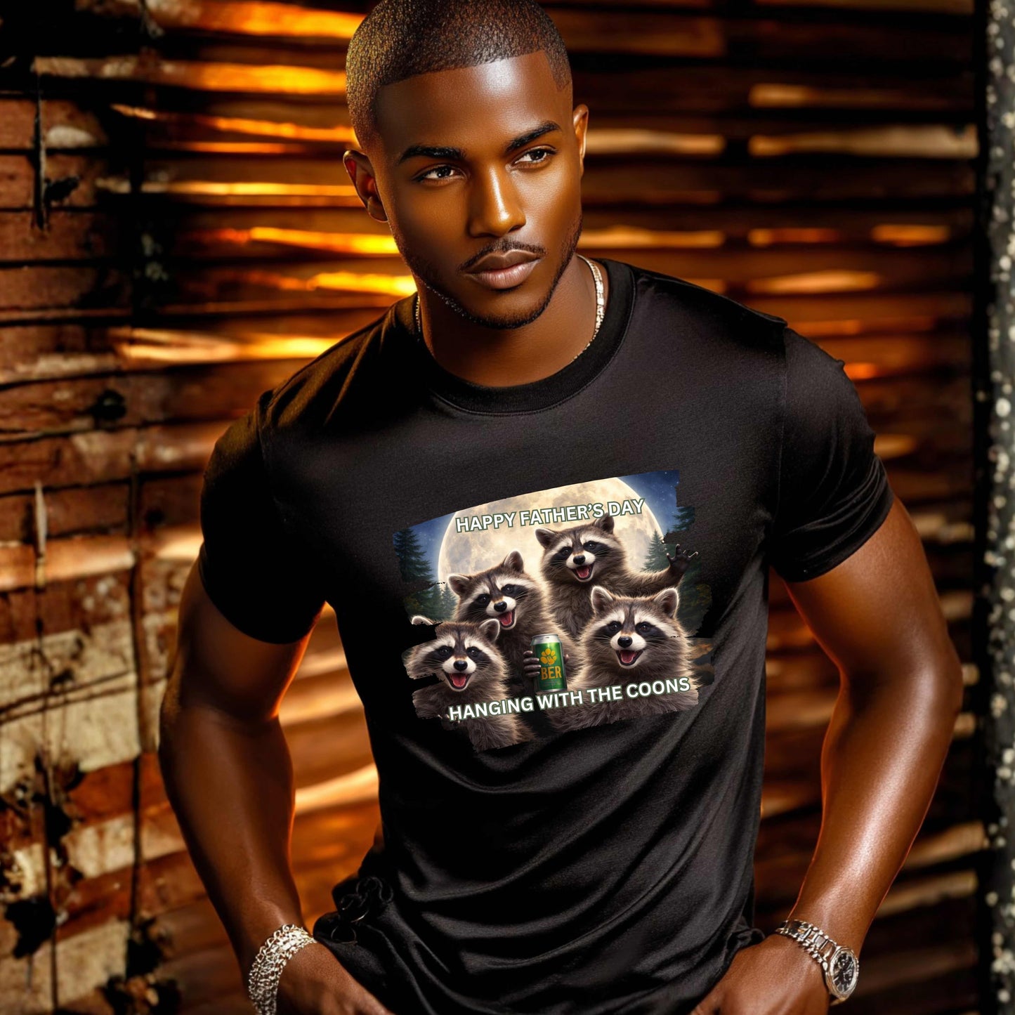 HAPPY BIRTHDAY HANGING WITH THE COONS. T-Shirt