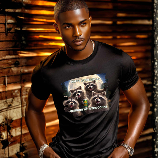 HAPPY BIRTHDAY HANGING WITH THE COONS. T-Shirt