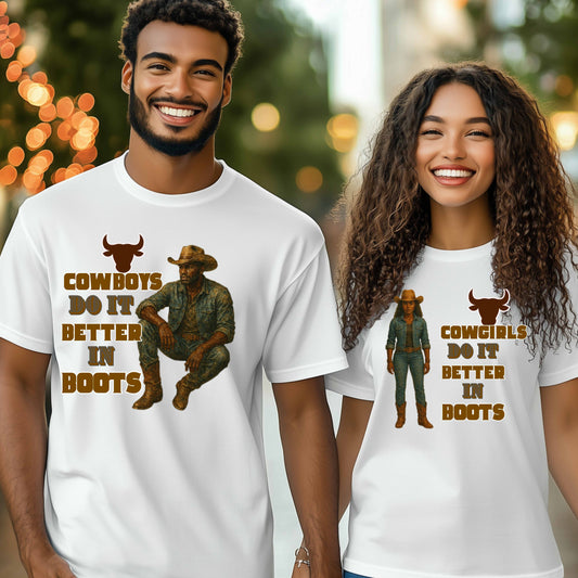 Cowboys do it better in boots, Pullover Hoodie