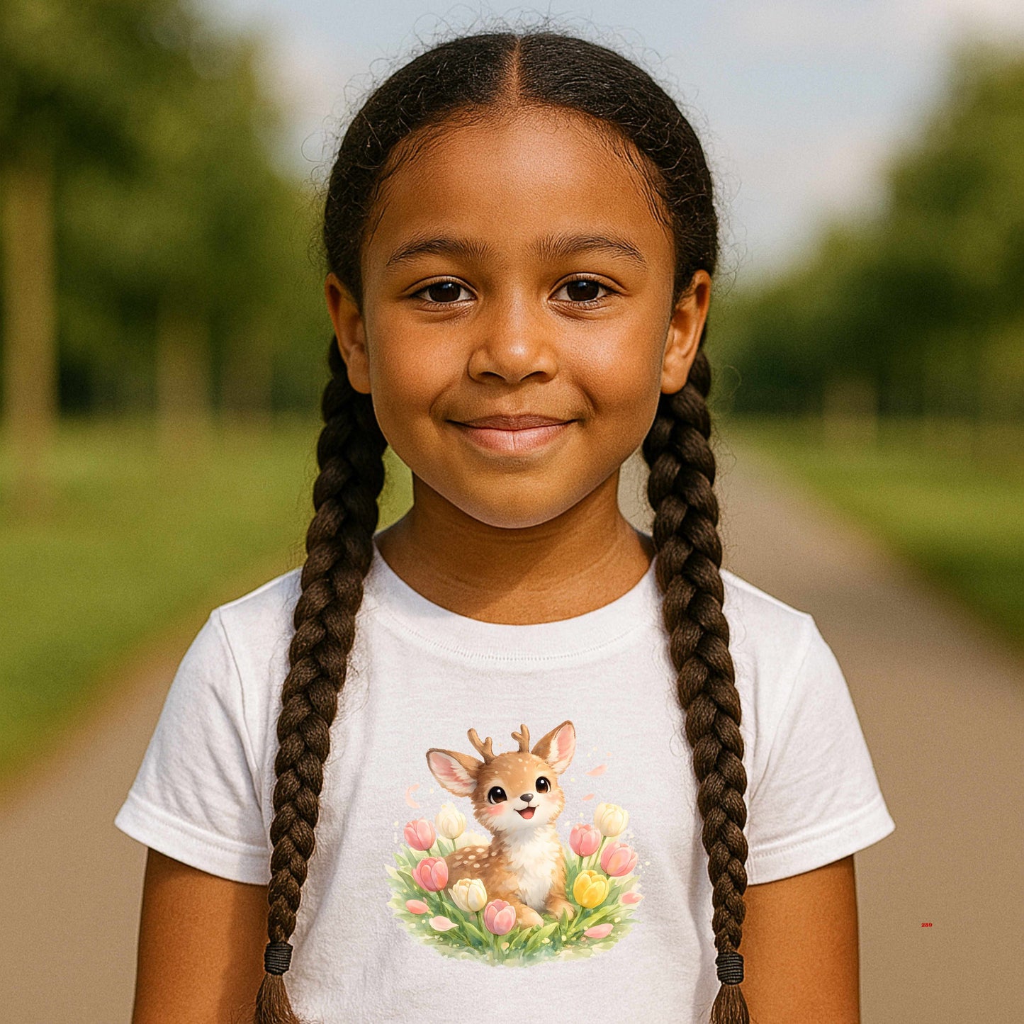 EASTER VIBE DEER.  T-Shirt