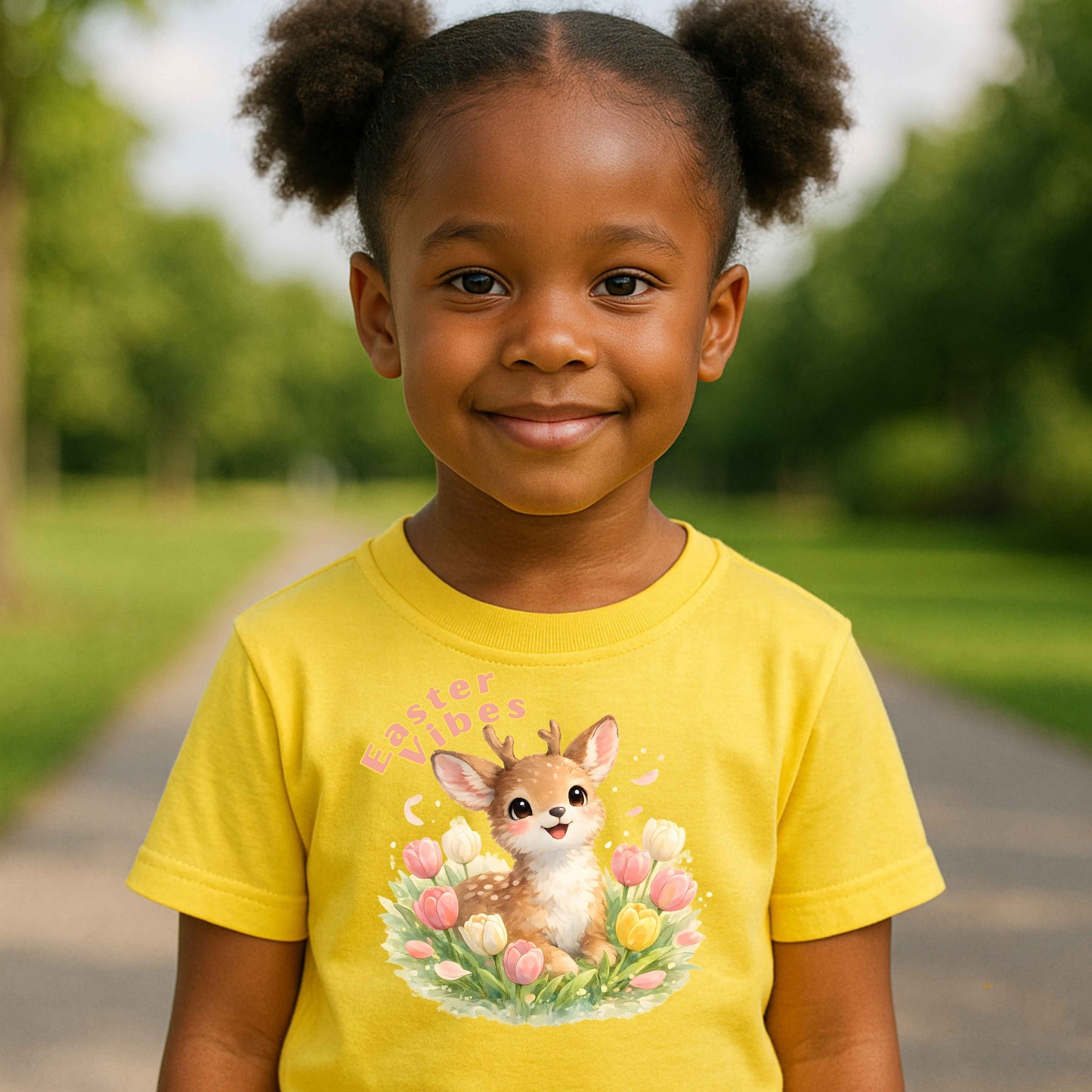EASTER VIBE DEER.  T-Shirt