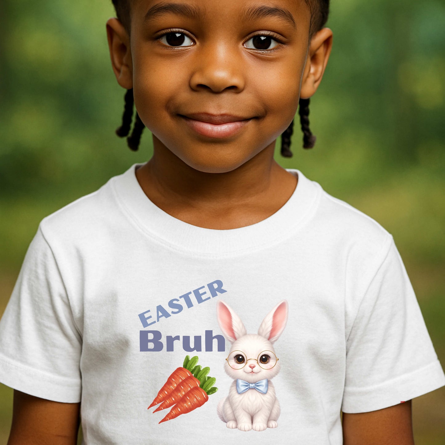 EASTER BRUH BUNNY WITH GLASSES AND BOWTIE.  Shirt