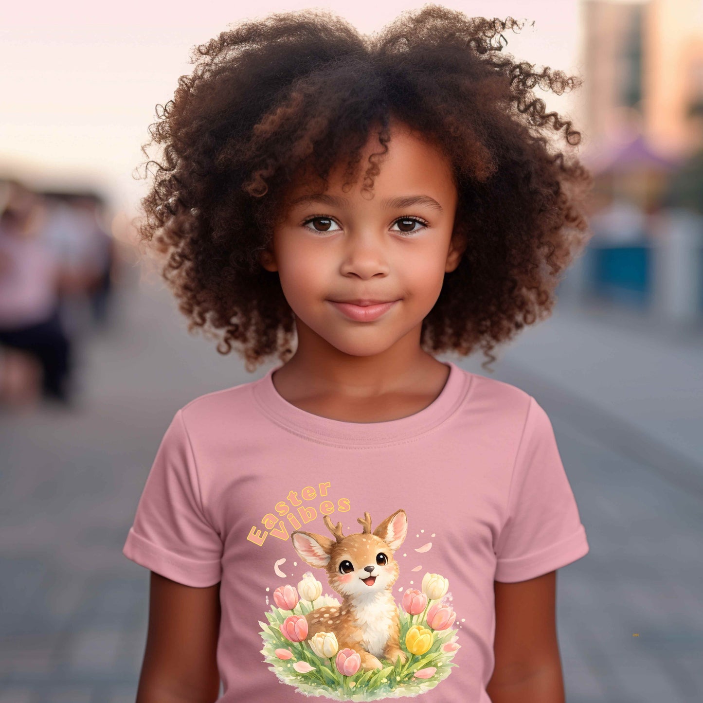 EASTER VIBE DEER.  T-Shirt