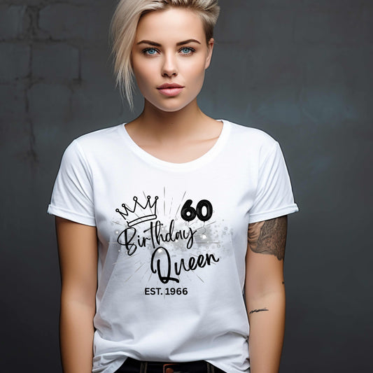 AGE BIRTHDAY QUEEN. T-Shirt