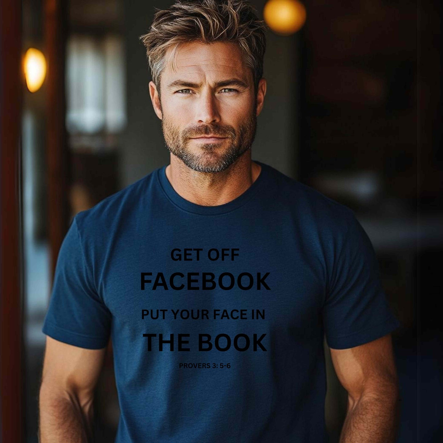 GET OFF FACEBOOK, PUT YOUR FACE IN THE BOOK  . T-Shirt