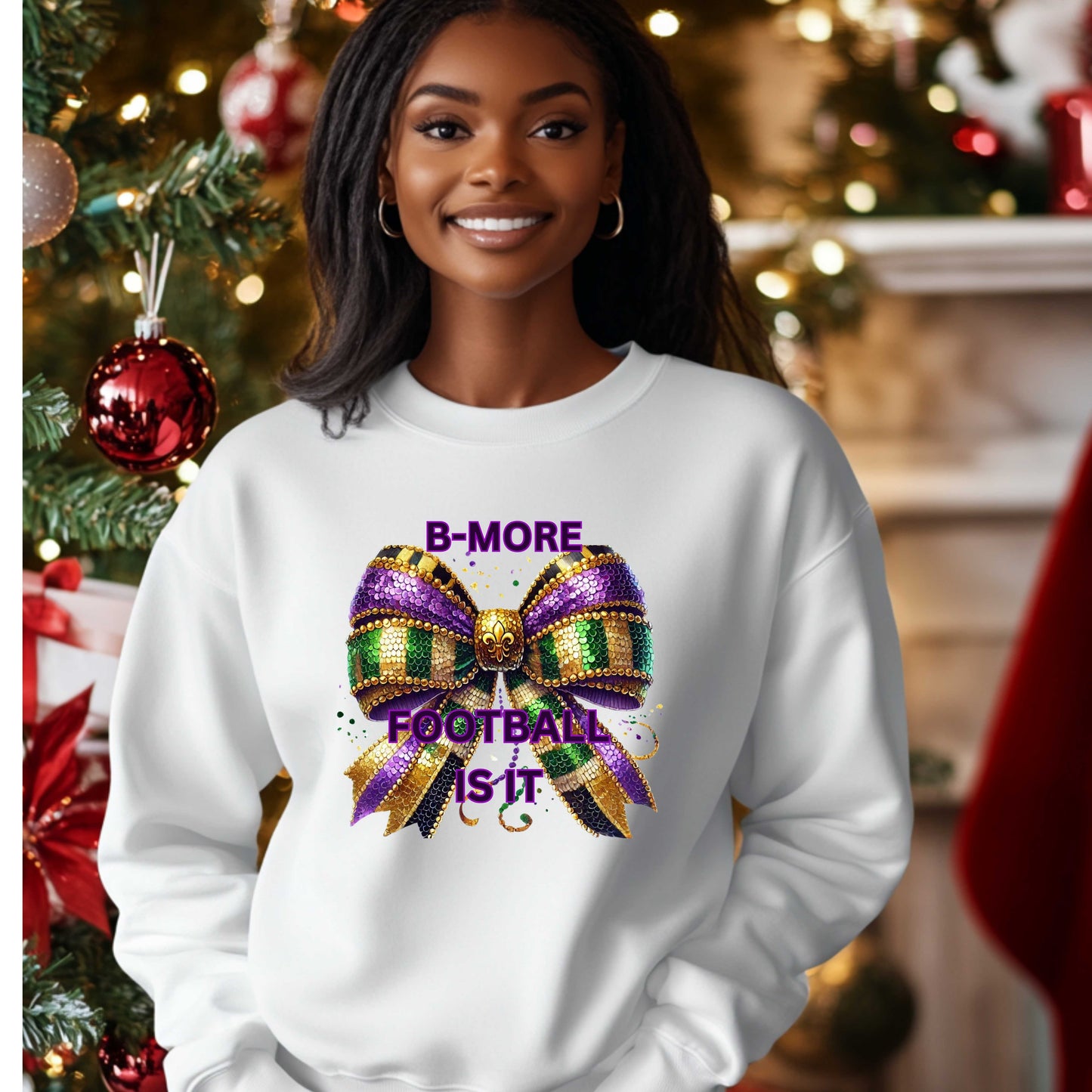 B-MORE FOOTBALLIS IT   BOW   Pullover Hoodie