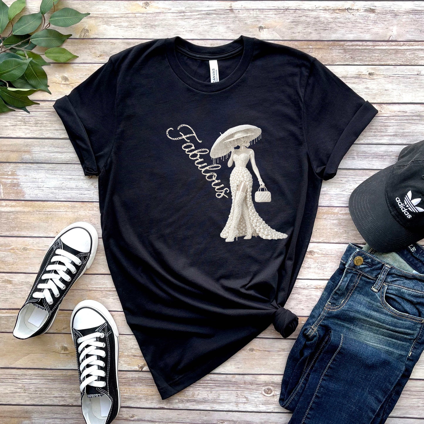 FABULOUS PEARLED LADY  T-Shirt