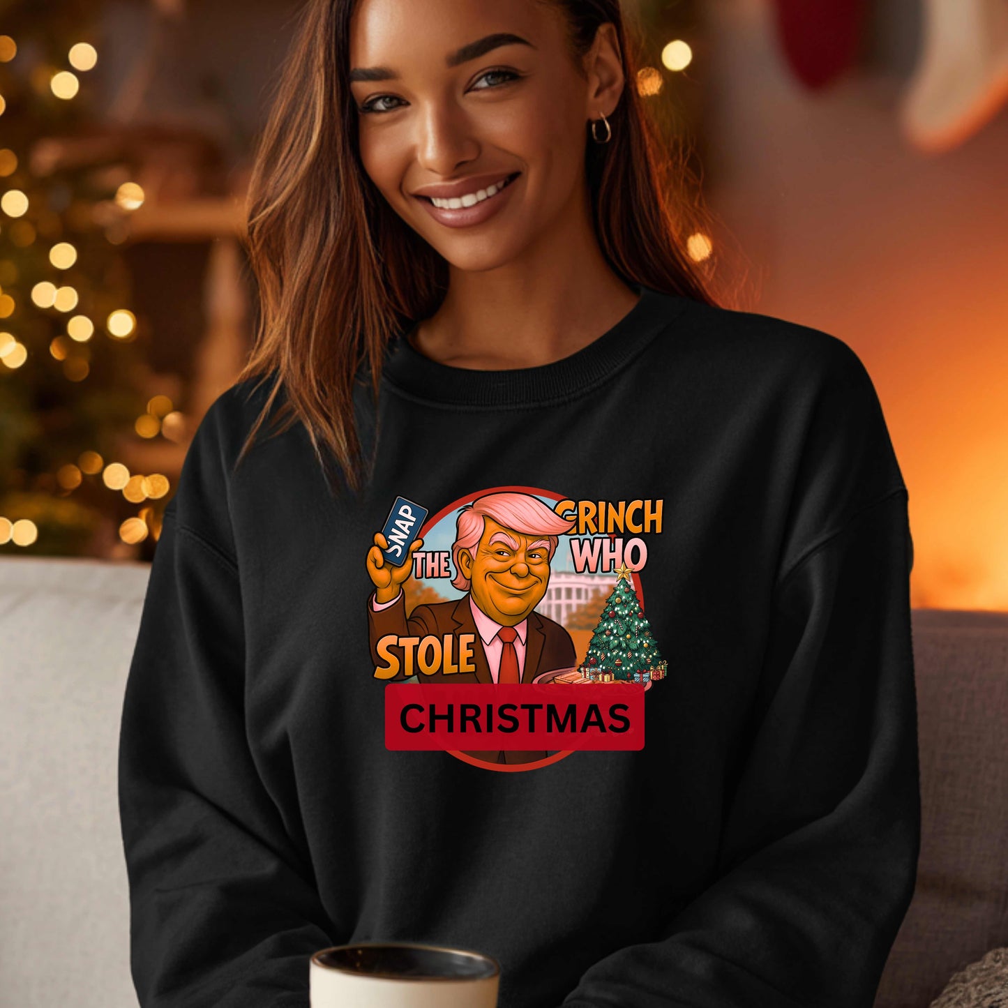 GRINCH WHO STOLE CHRISTMAS   Crewneck Pullover Sweatshirt