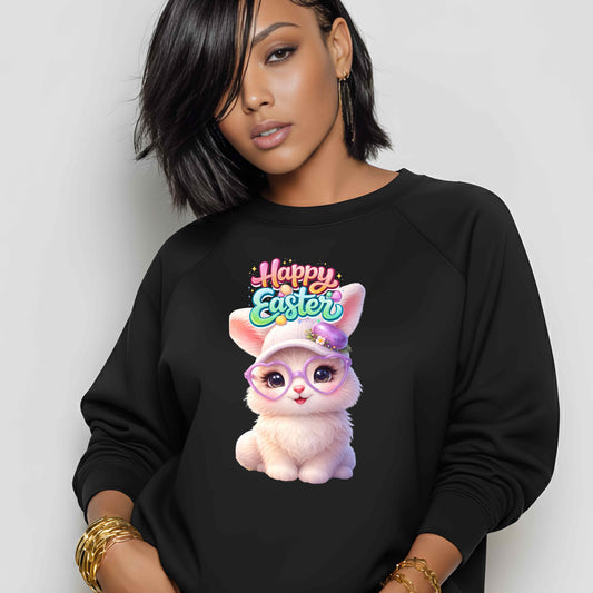 HAPPY EASTER BUNNY WITH GLASSES ON. T-Shirt