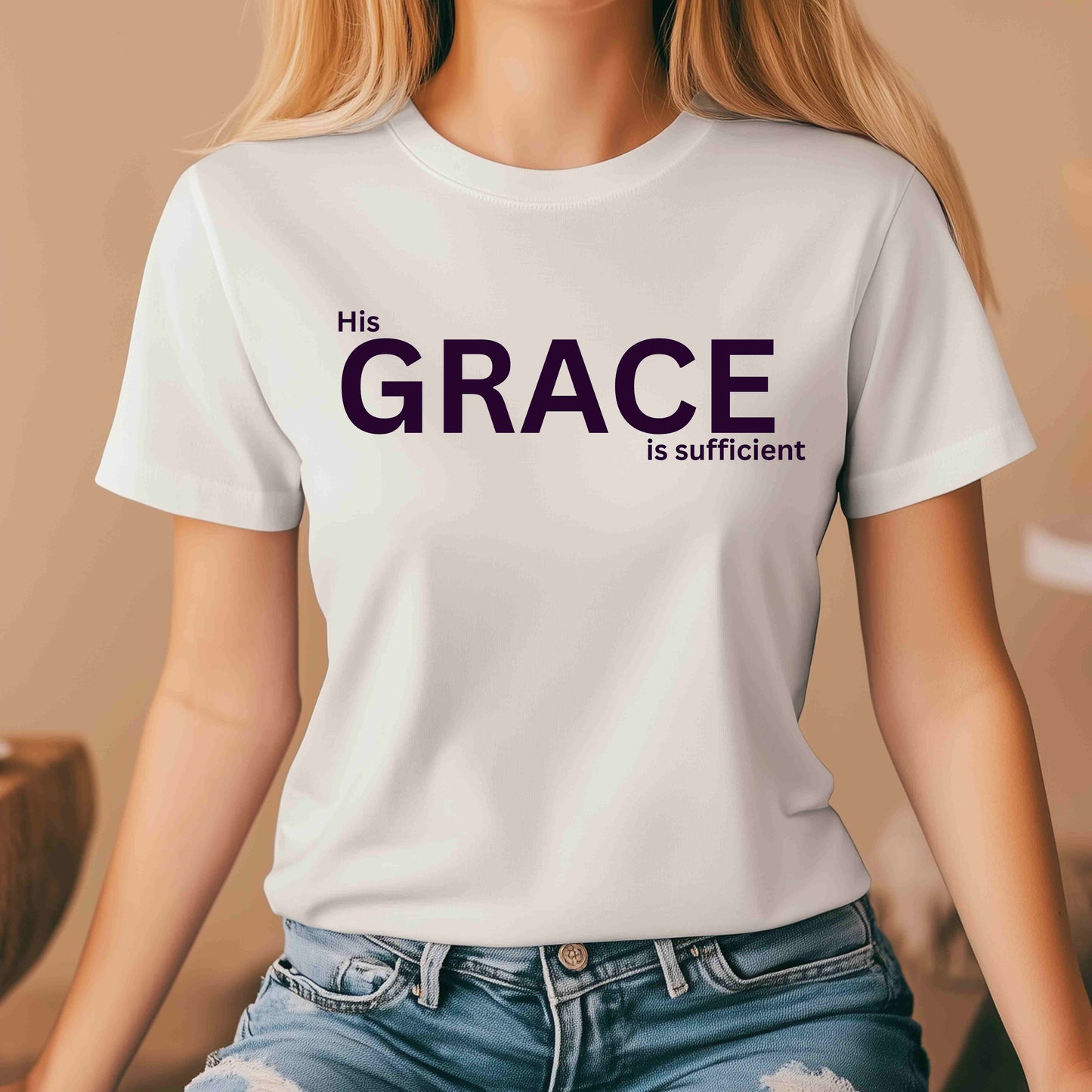 His grace is sufficient. T-Shirt