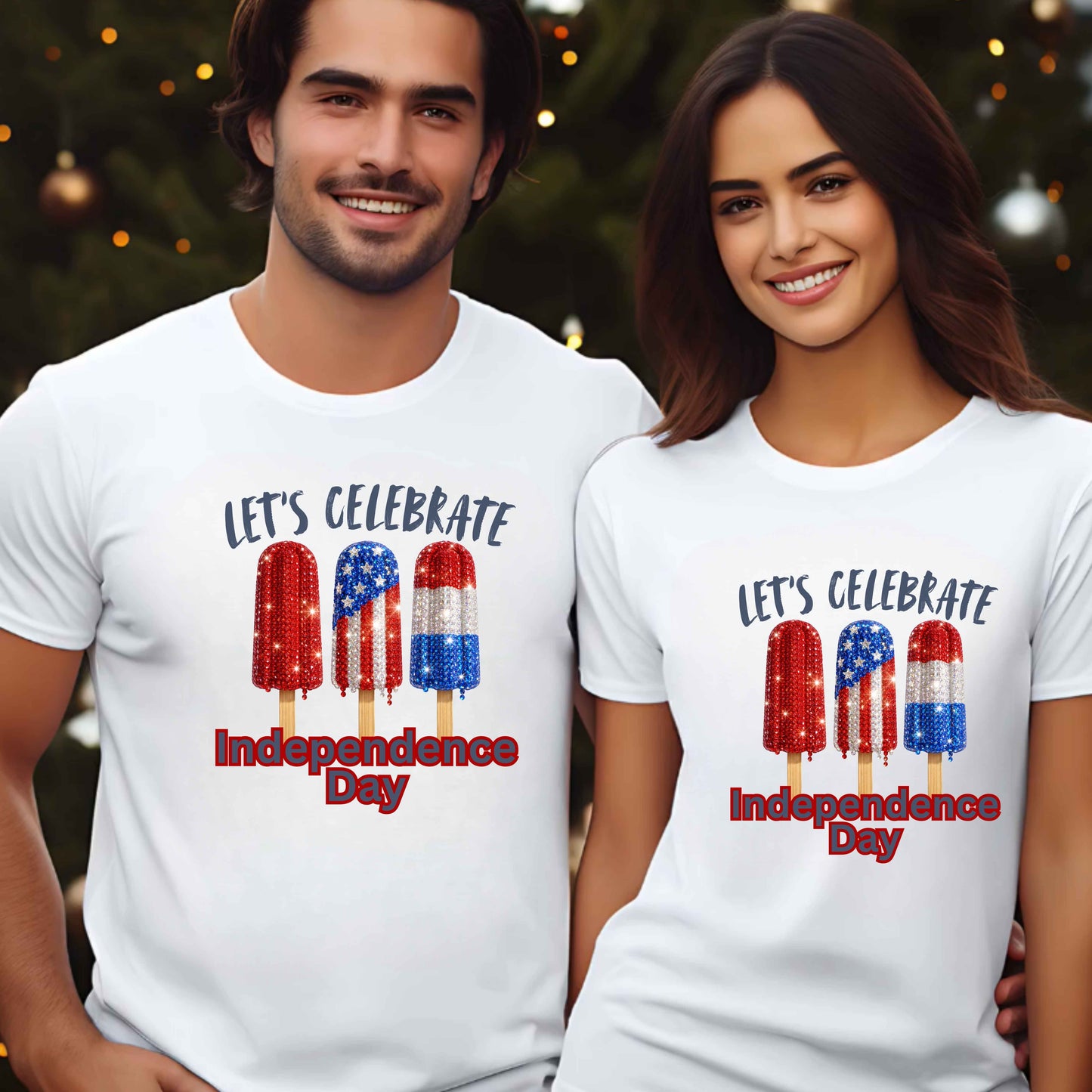 LET'S CELEBRATE INDEPENDENCE DAY  4TH OF JULY. T-Shirt