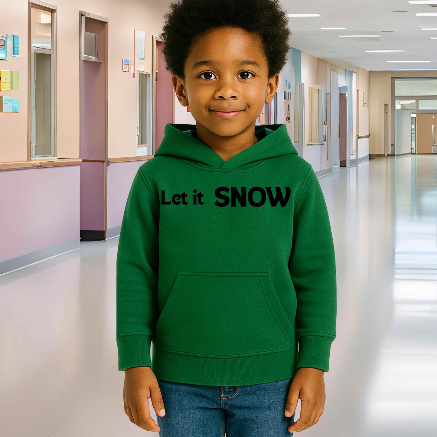 LET IT SNOW  Youth Pullover Hoodie
