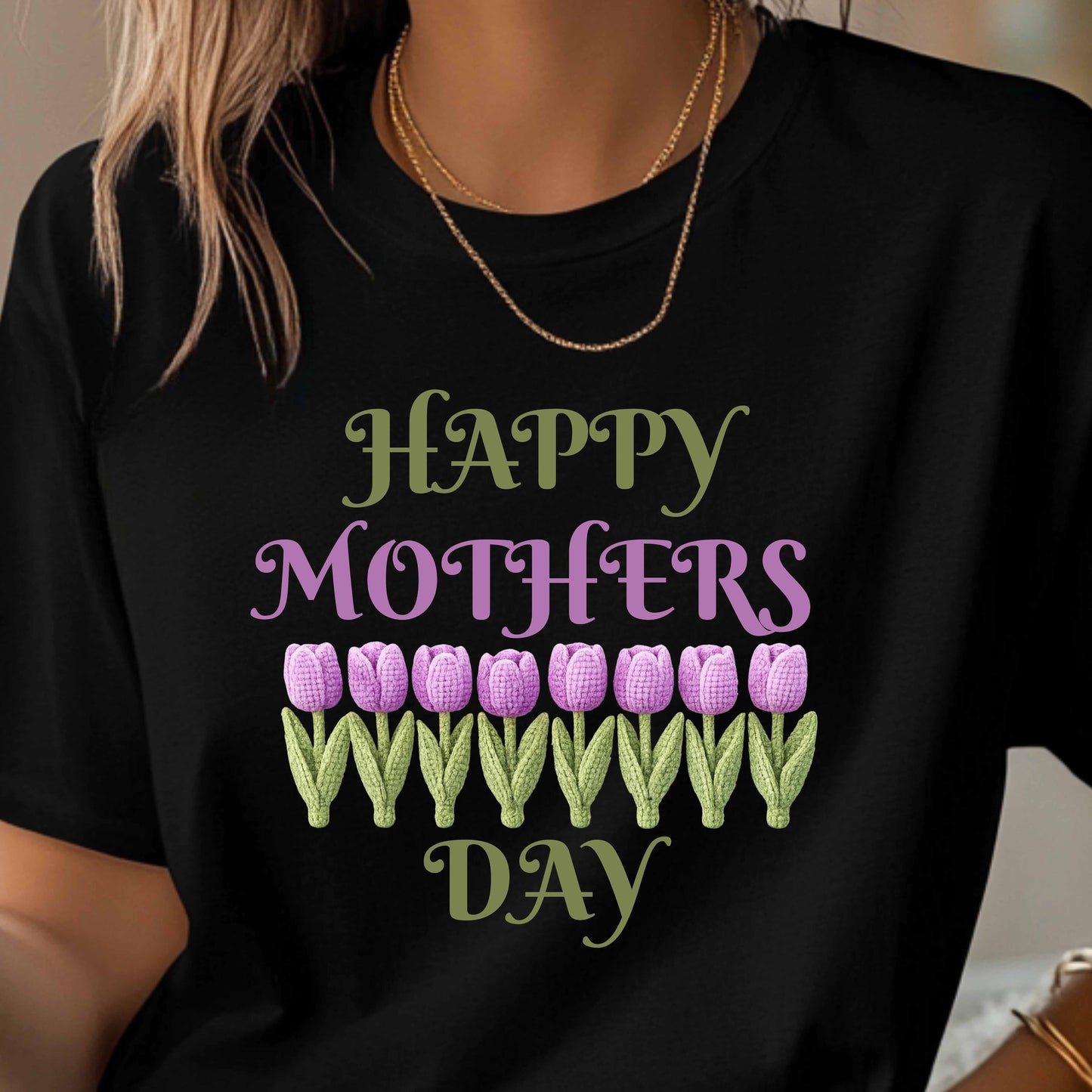 HAPPY MOTHERS DAY TULIPS. T-Shirt
