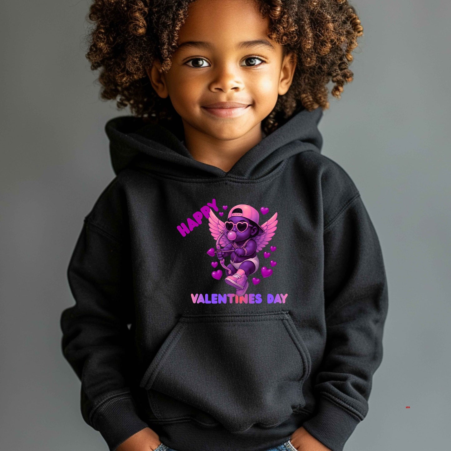 HAPPY VALENTINES DADY CUPID BABY   Youth Pullover Hoodie