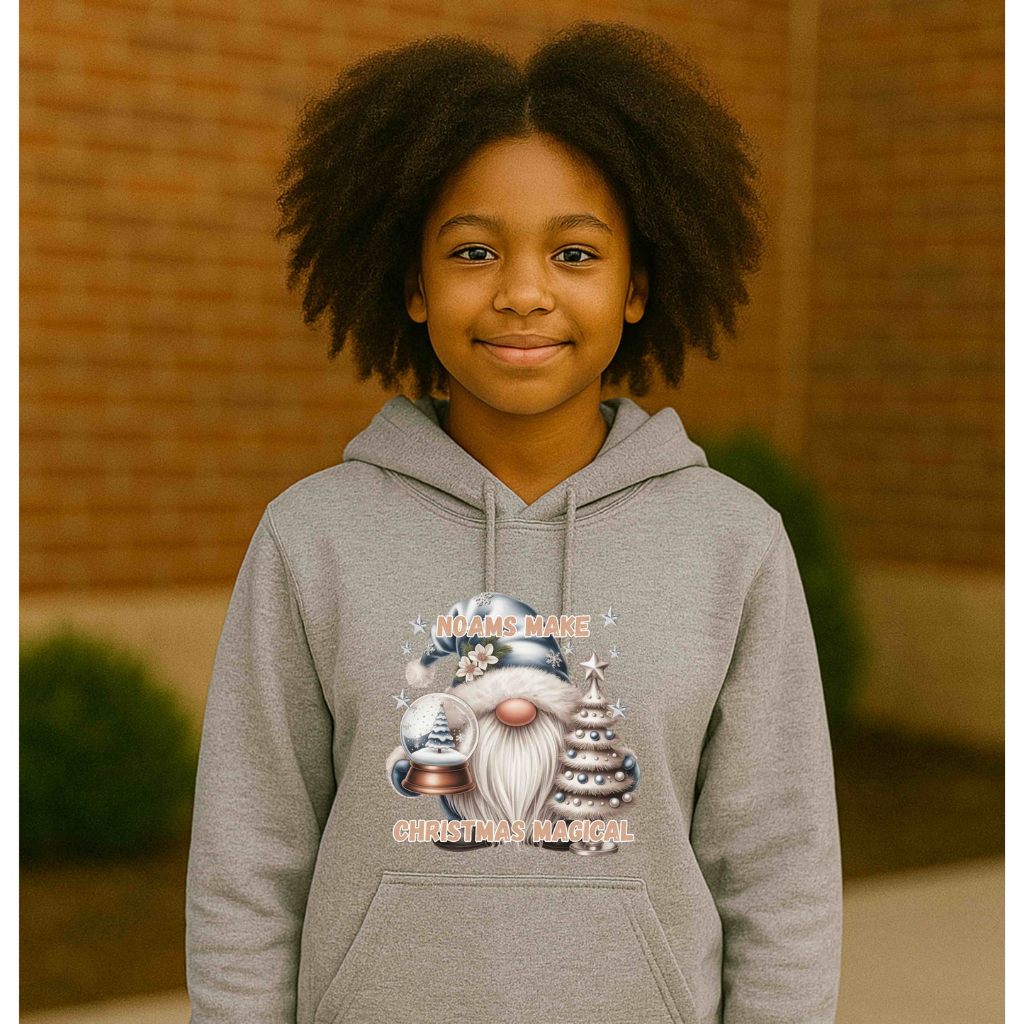 NOAMS MAKE CHRISTMAS MAGICAL   Youth Pullover Hoodie