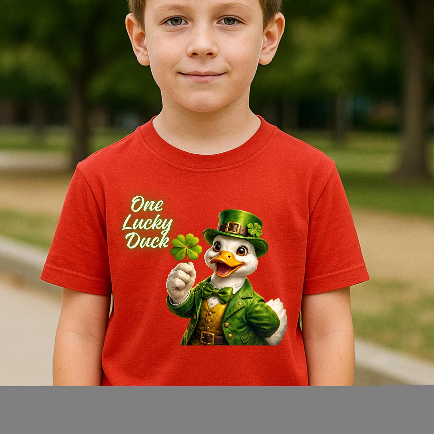 ONE LUCKY DUCK  T-Shirt