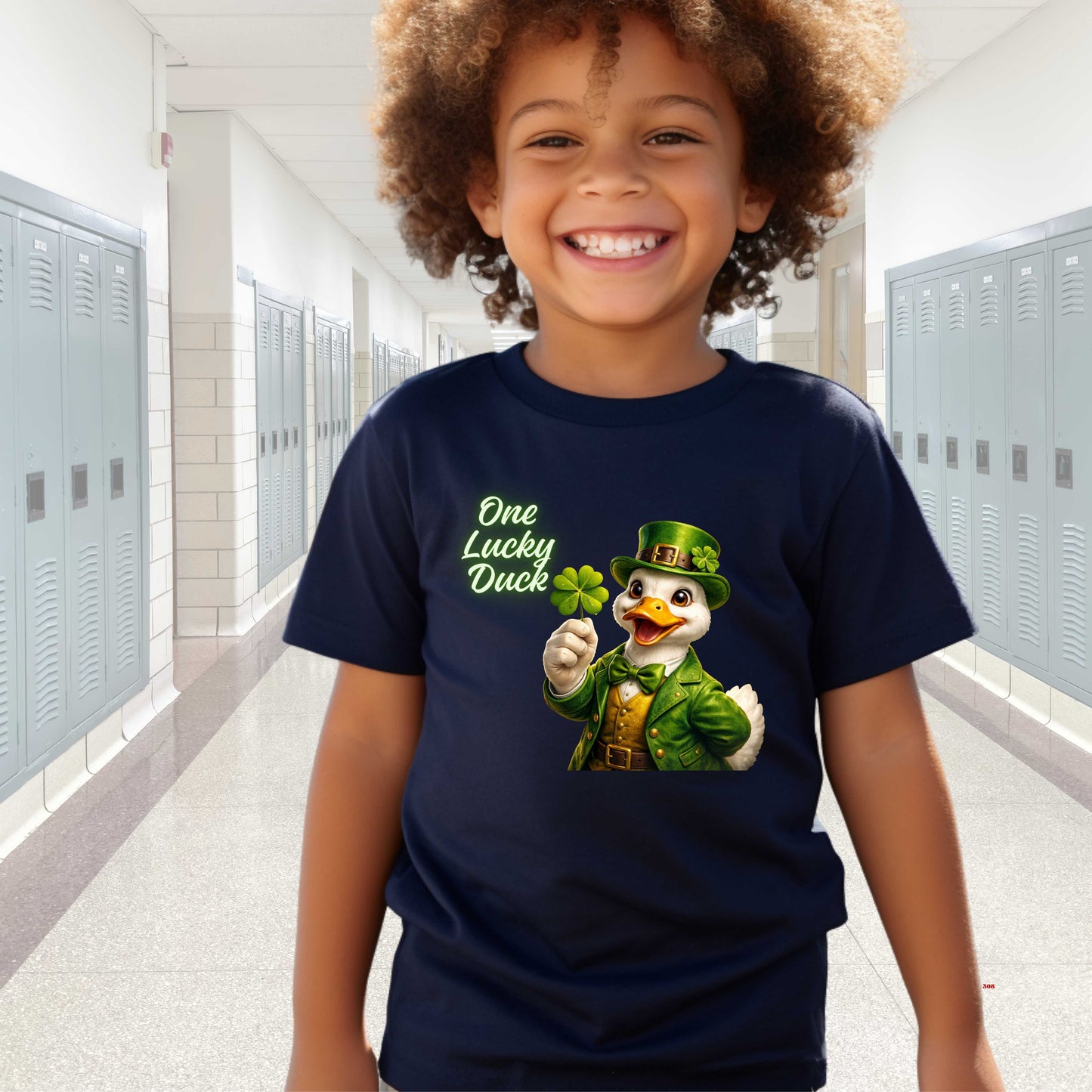 ONE LUCKY DUCK  T-Shirt