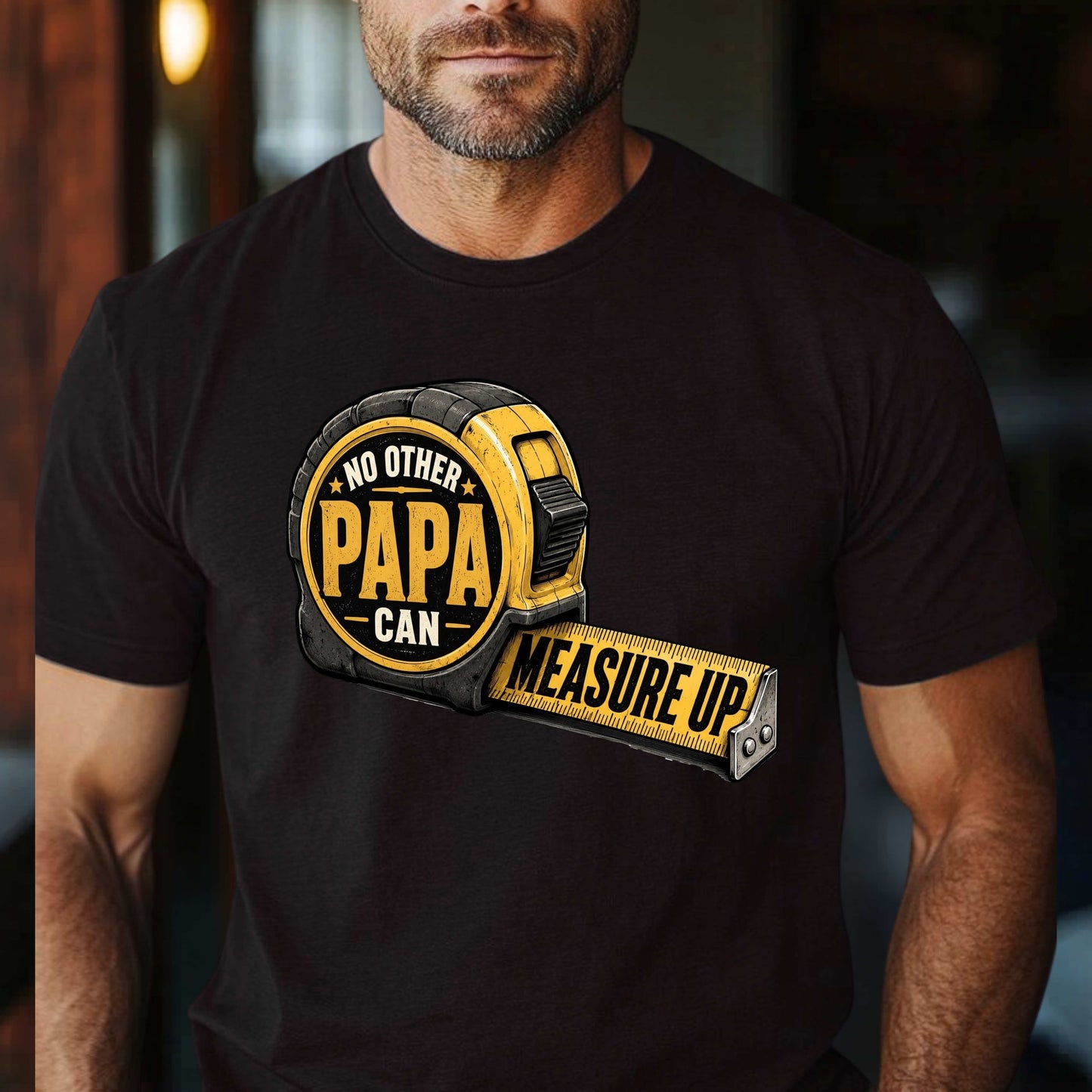 NO OTHER PAPA CAN MEASURE UP FATHER'S DAY GRAPHIC TEE. T-Shirt