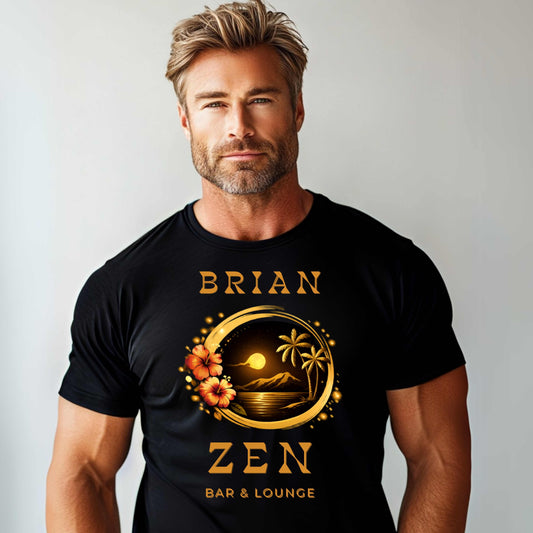 BRIAN  ZEN BAR & LOUNGE. T-Shirt