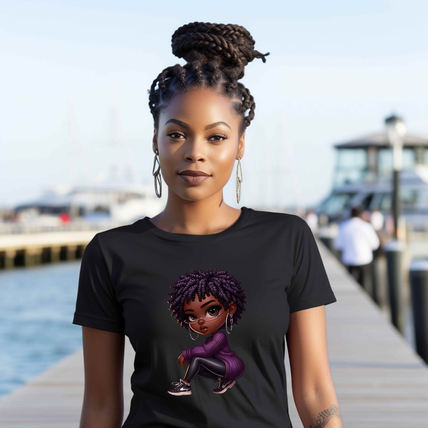 PRETTY LADY IN PINK . T-Shirt