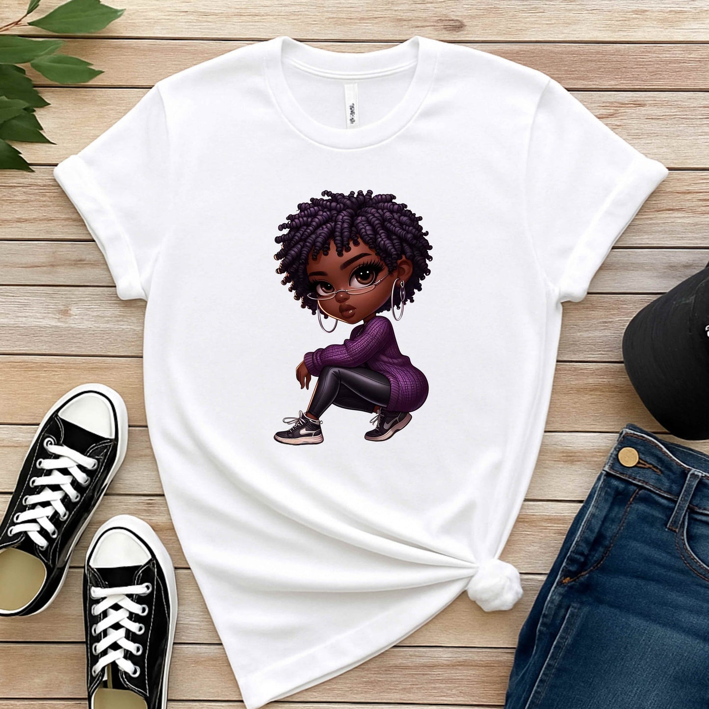 PRETTY LADY IN PINK . T-Shirt