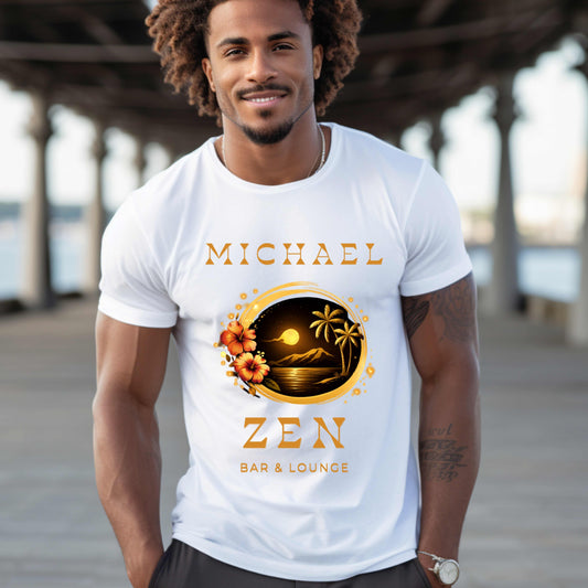MICHAEL ZEN & LOUNGE. T-Shirt