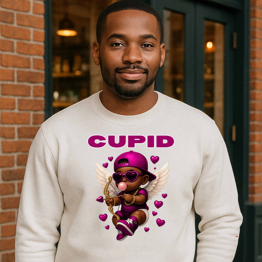 PURPLE CUPID BABY BUBBLEGUM   Crewneck Pullover Sweatshirt