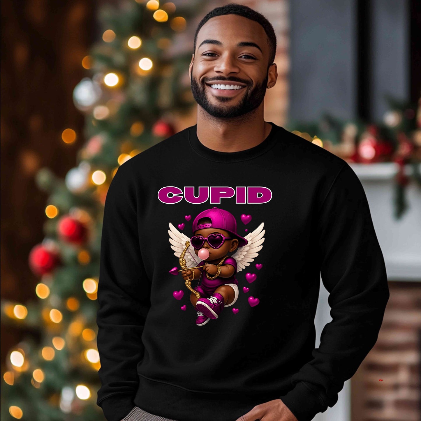 PURPLE CUPID BABY BUBBLEGUM   Crewneck Pullover Sweatshirt