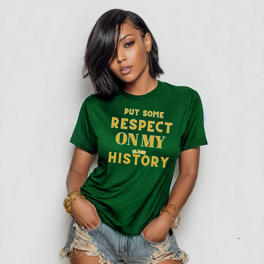 PUT SOME RESPECT ON MY BLACK HISTORY. T-Shirt