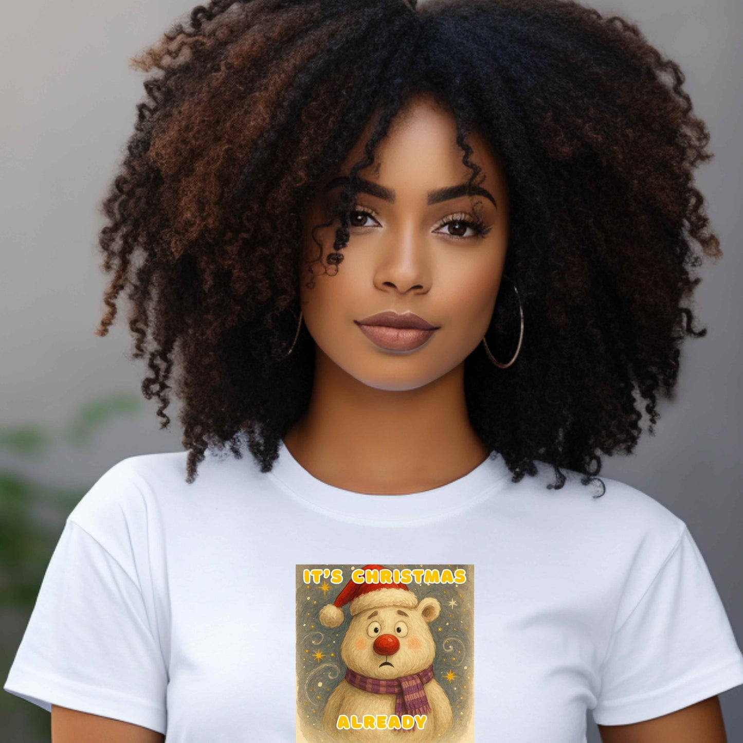 IT'S CHRISTMAS ALREADY BEAR  TSHIRTS