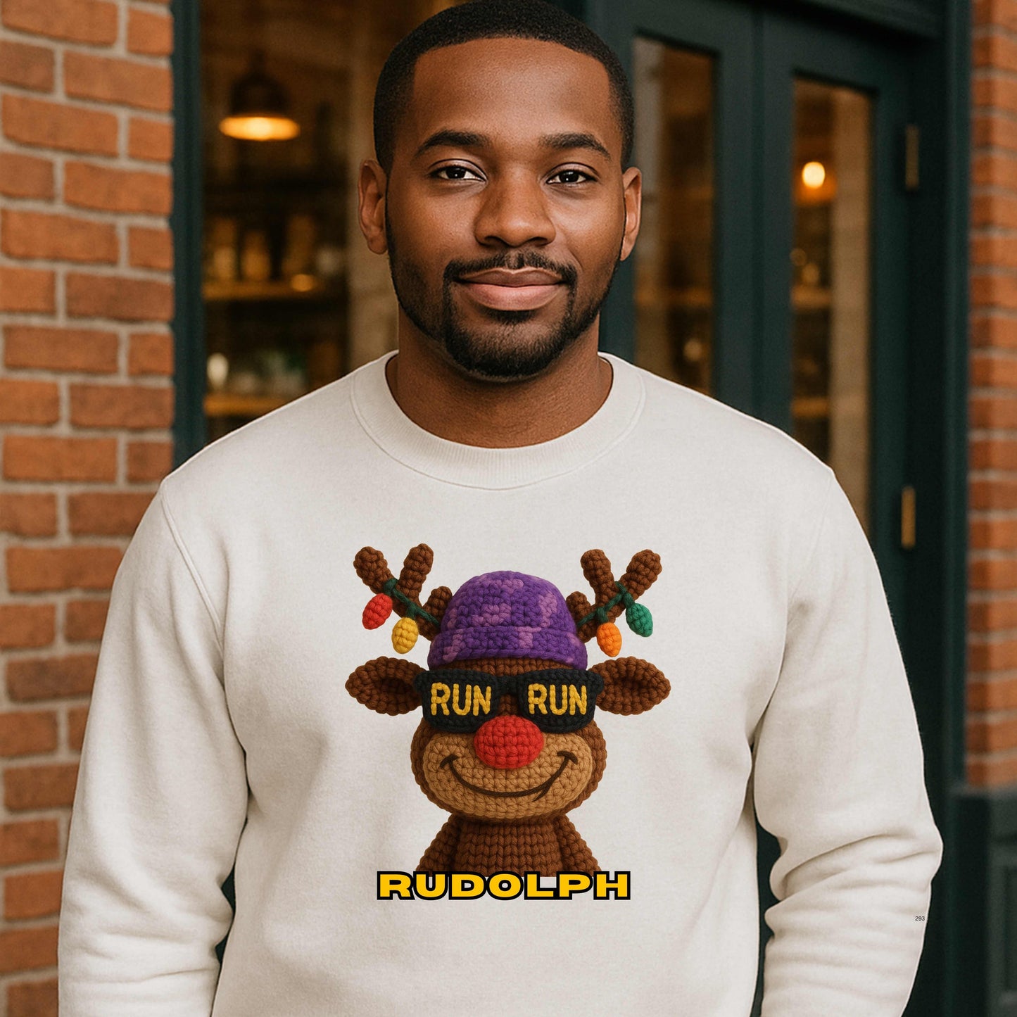 CROCHET RUN RUN RUDOLPH   Pullover Hoodie
