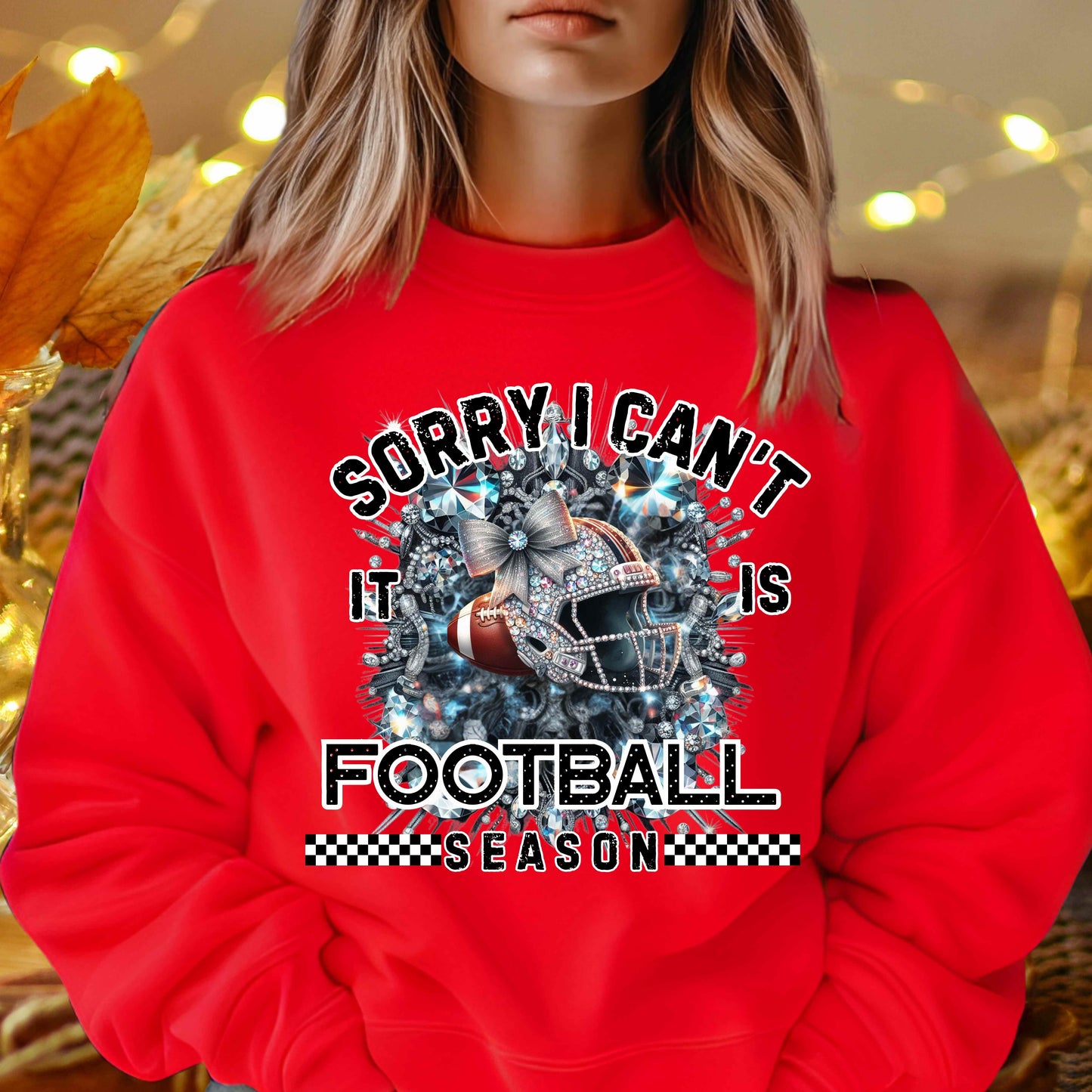 SORRY I CAN'T IT IS FOOTBALL SEASON   Pullover Hoodie