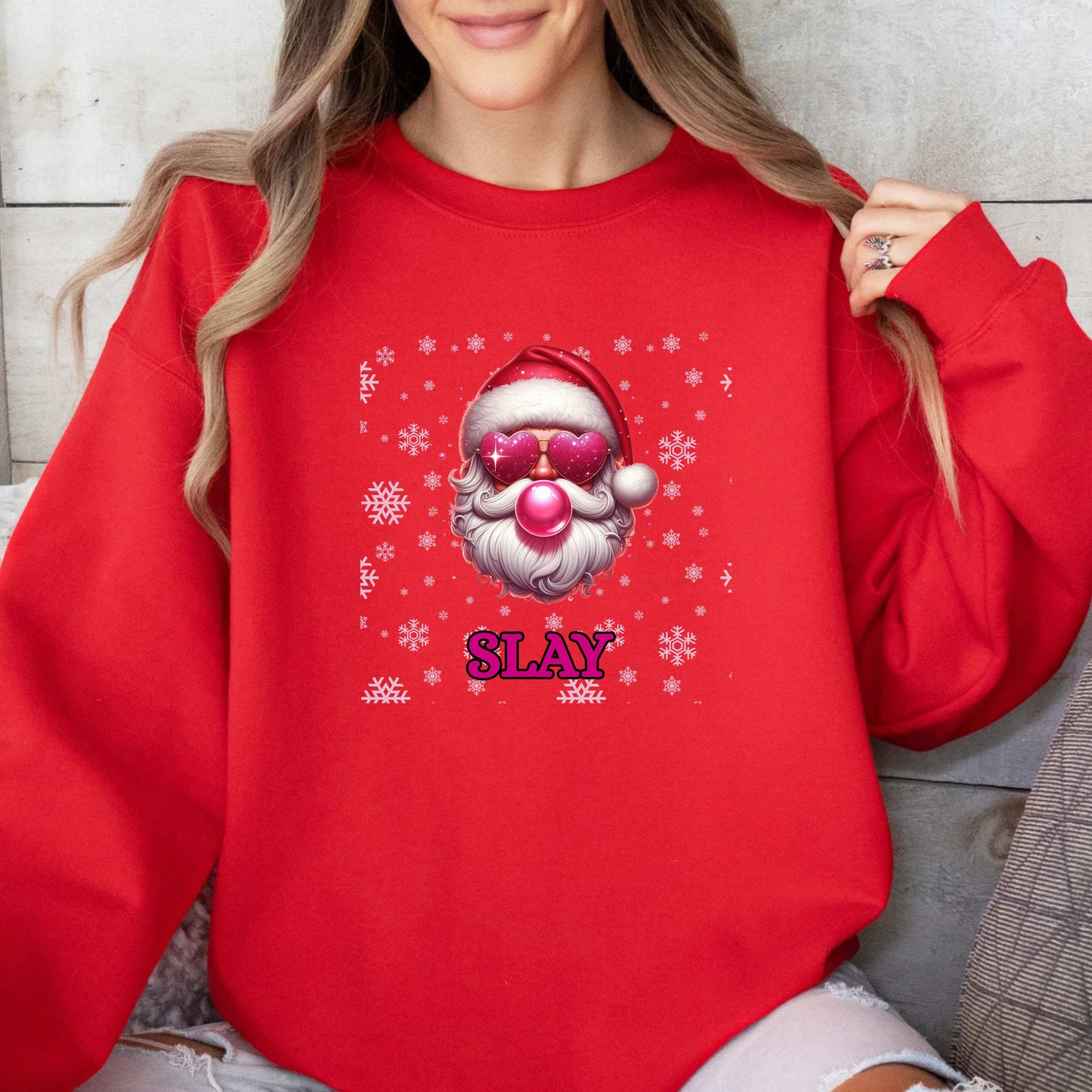 Slay Santa   Pullover Hoodie