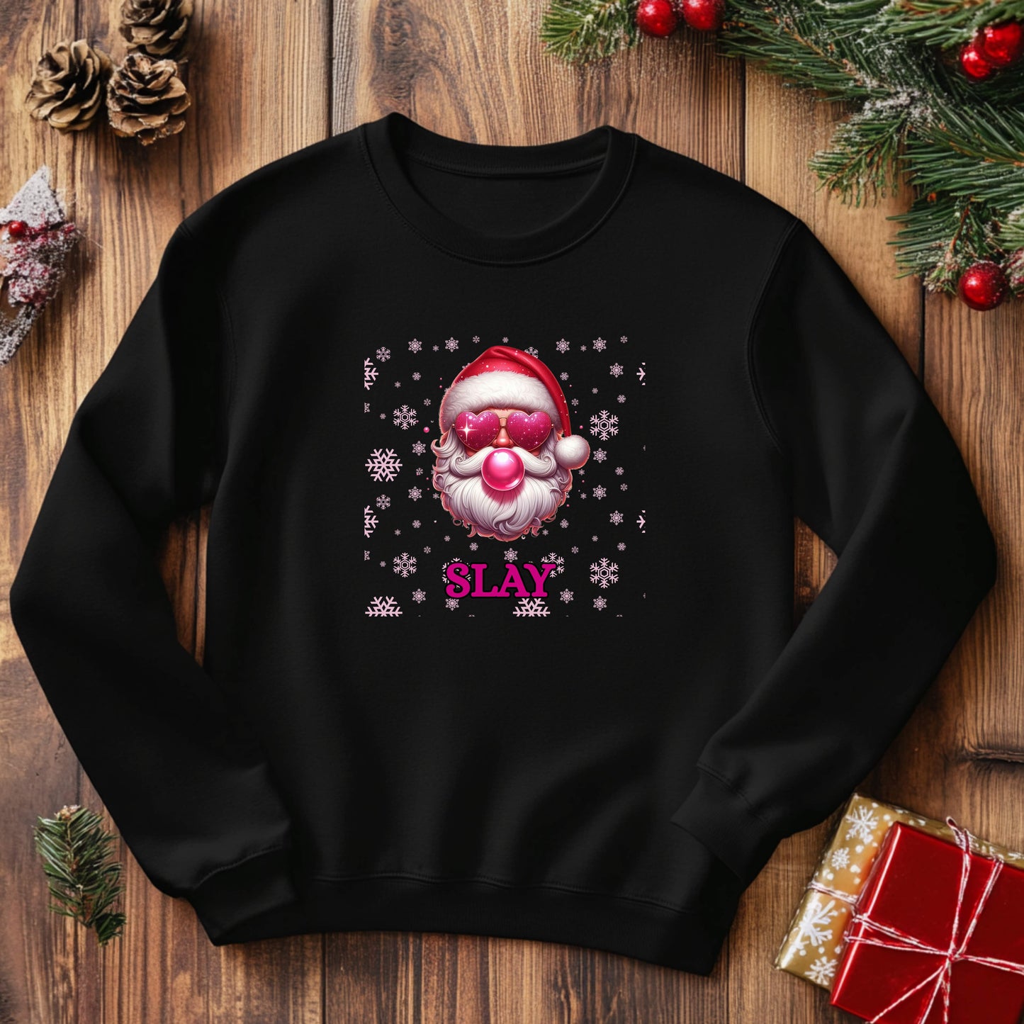 Slay Santa   Pullover Hoodie