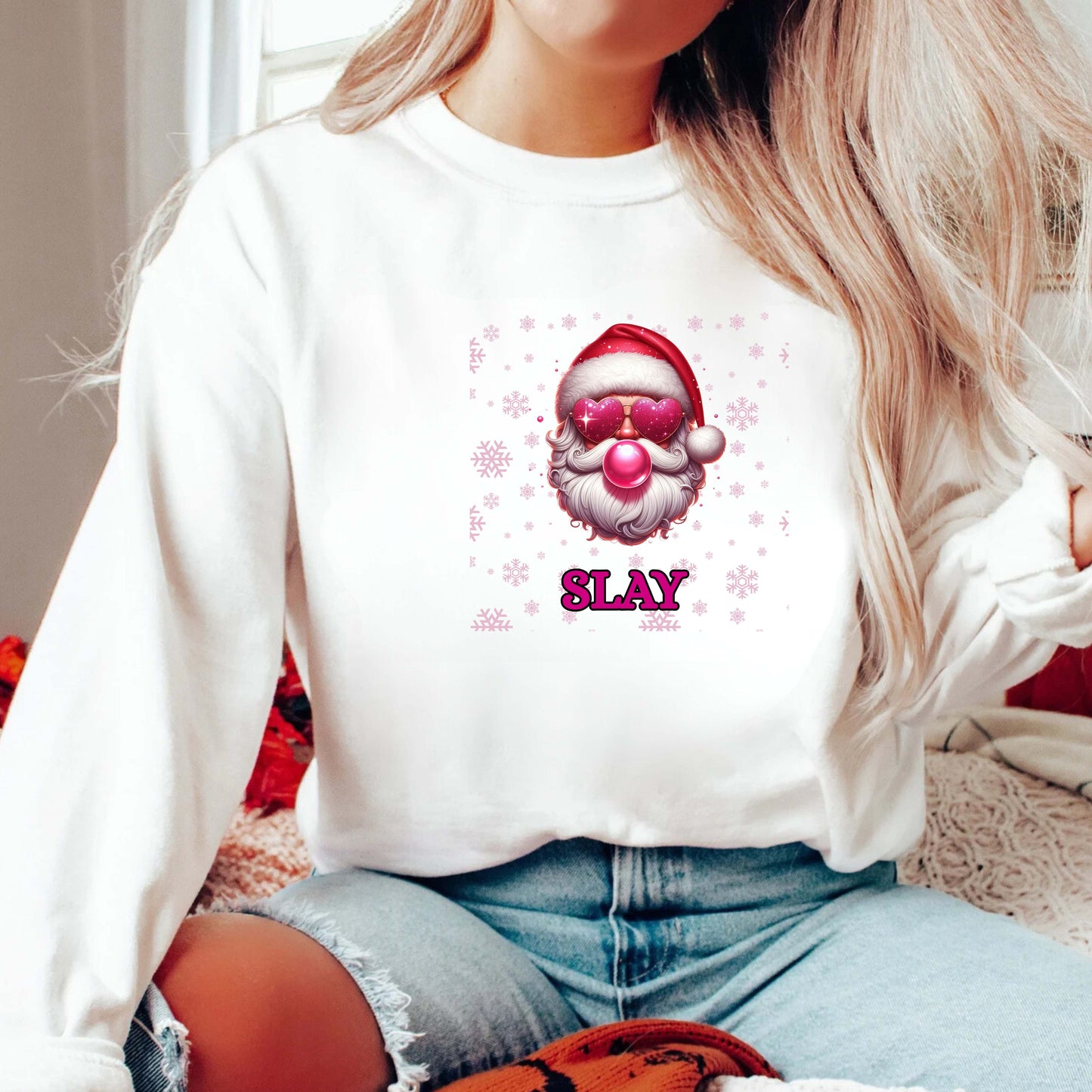 Slay Santa   Pullover Hoodie
