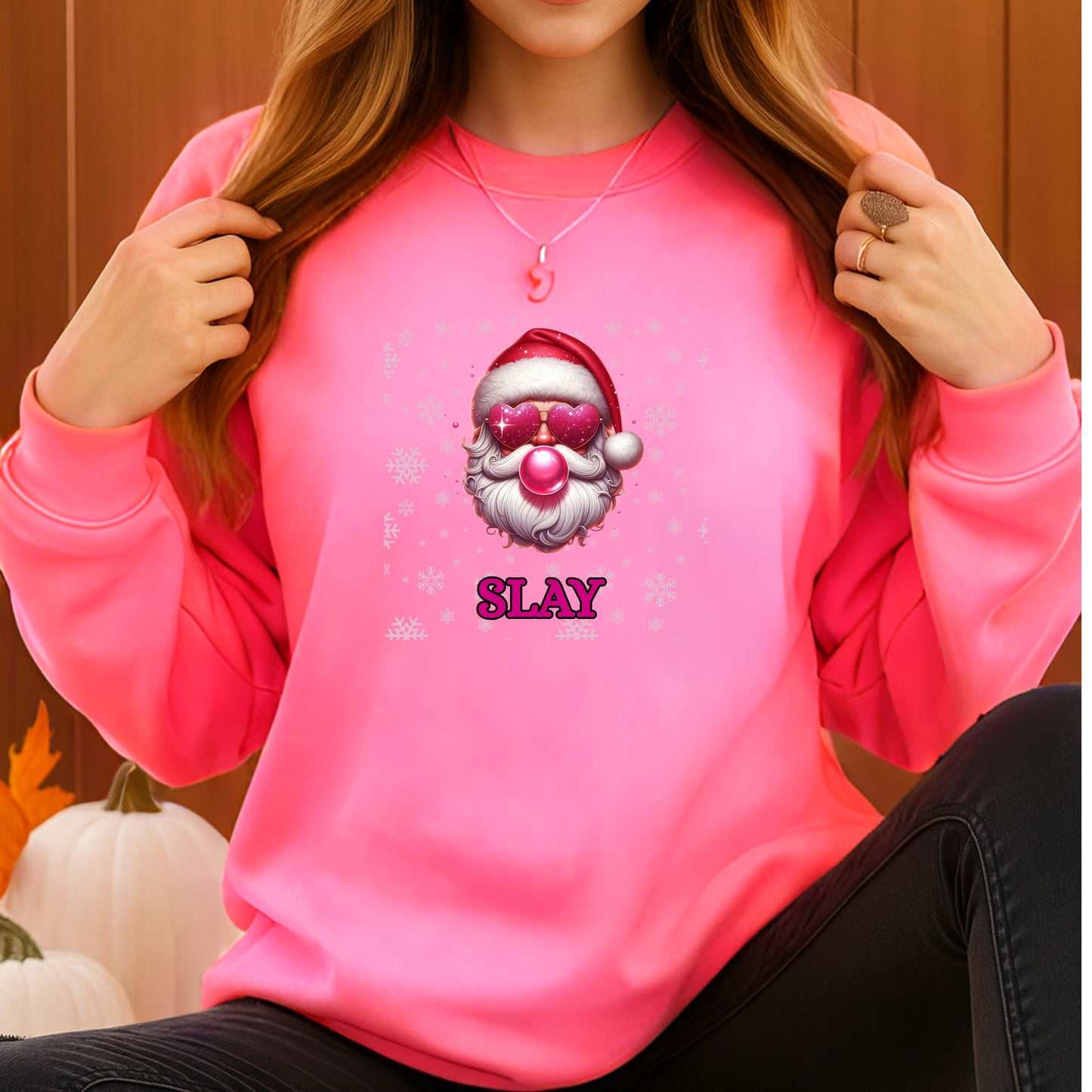 Slay Santa   Pullover Hoodie