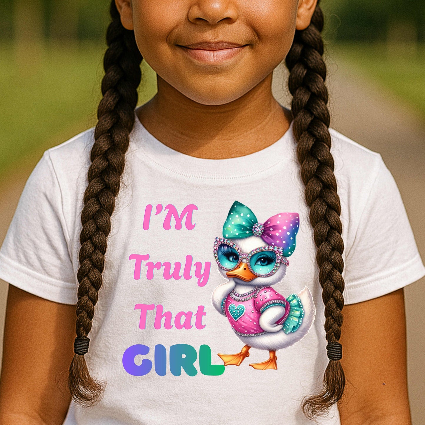 TRULY THAT GIRL. 100% Cotton T-Shirt