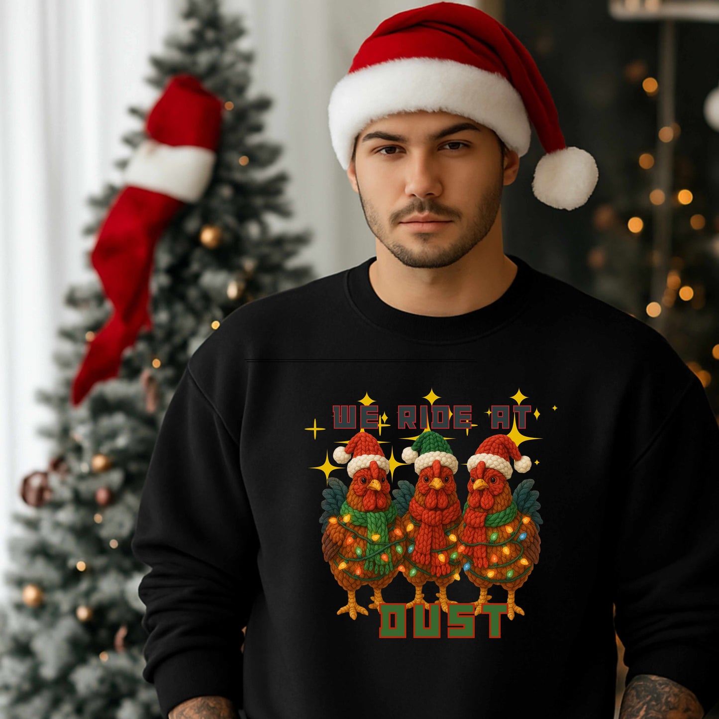 ROYSTERS RIDING TO SEE JESUS   Crewneck Pullover Sweatshirt
