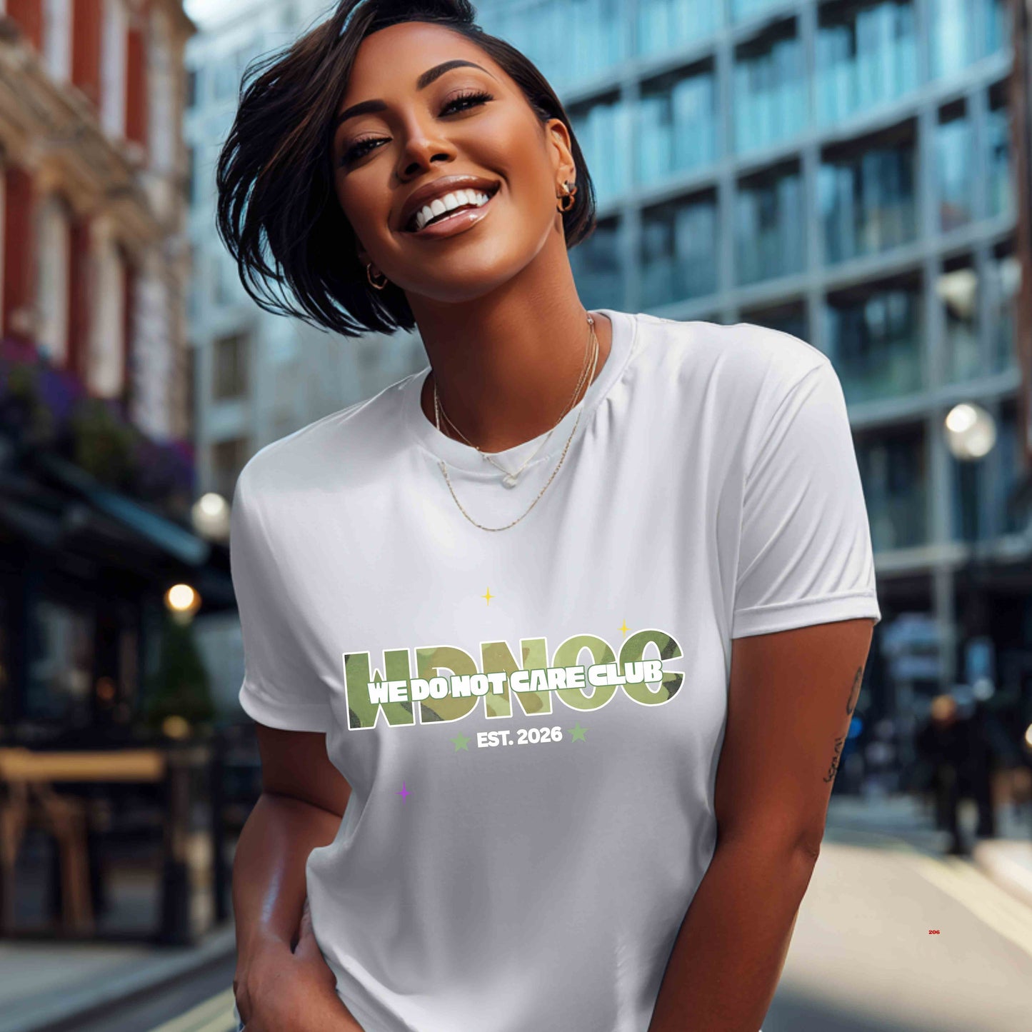 WE DO NOT CARE CLUB. T-Shirt