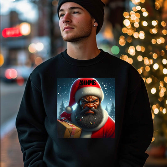 African American Santa   Nope.  Pullover Hoodie