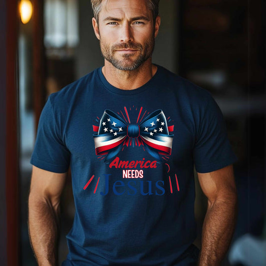 AMERICA NEEDS JESUS. T-Shirt